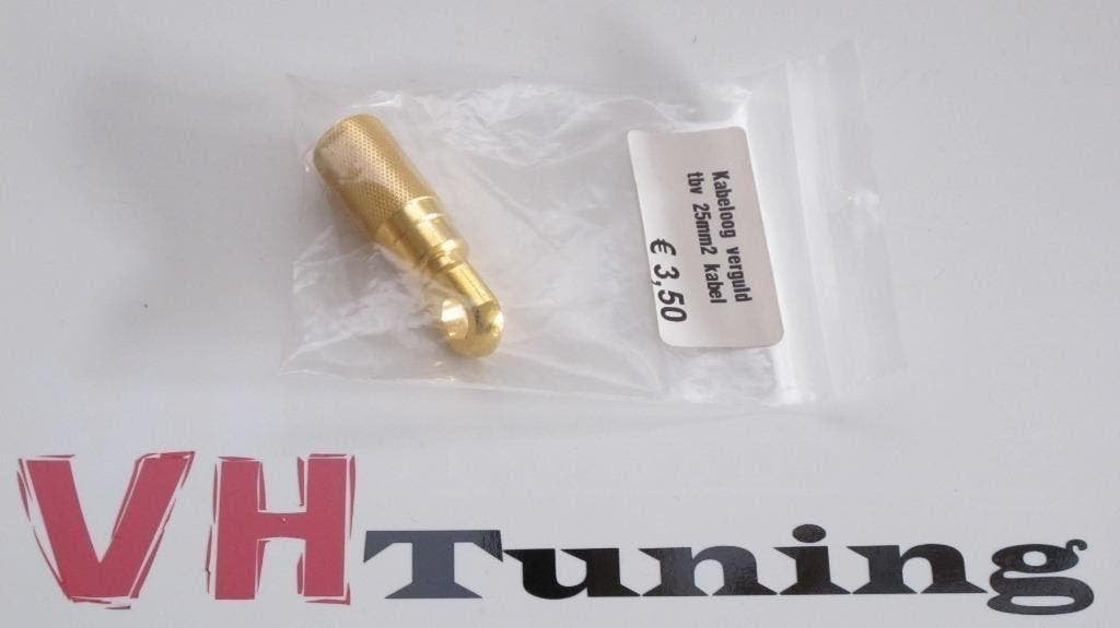 Goldline kabeloog 1 stuk 25MM2 verguld, Ophalen of Verzenden, Nieuw