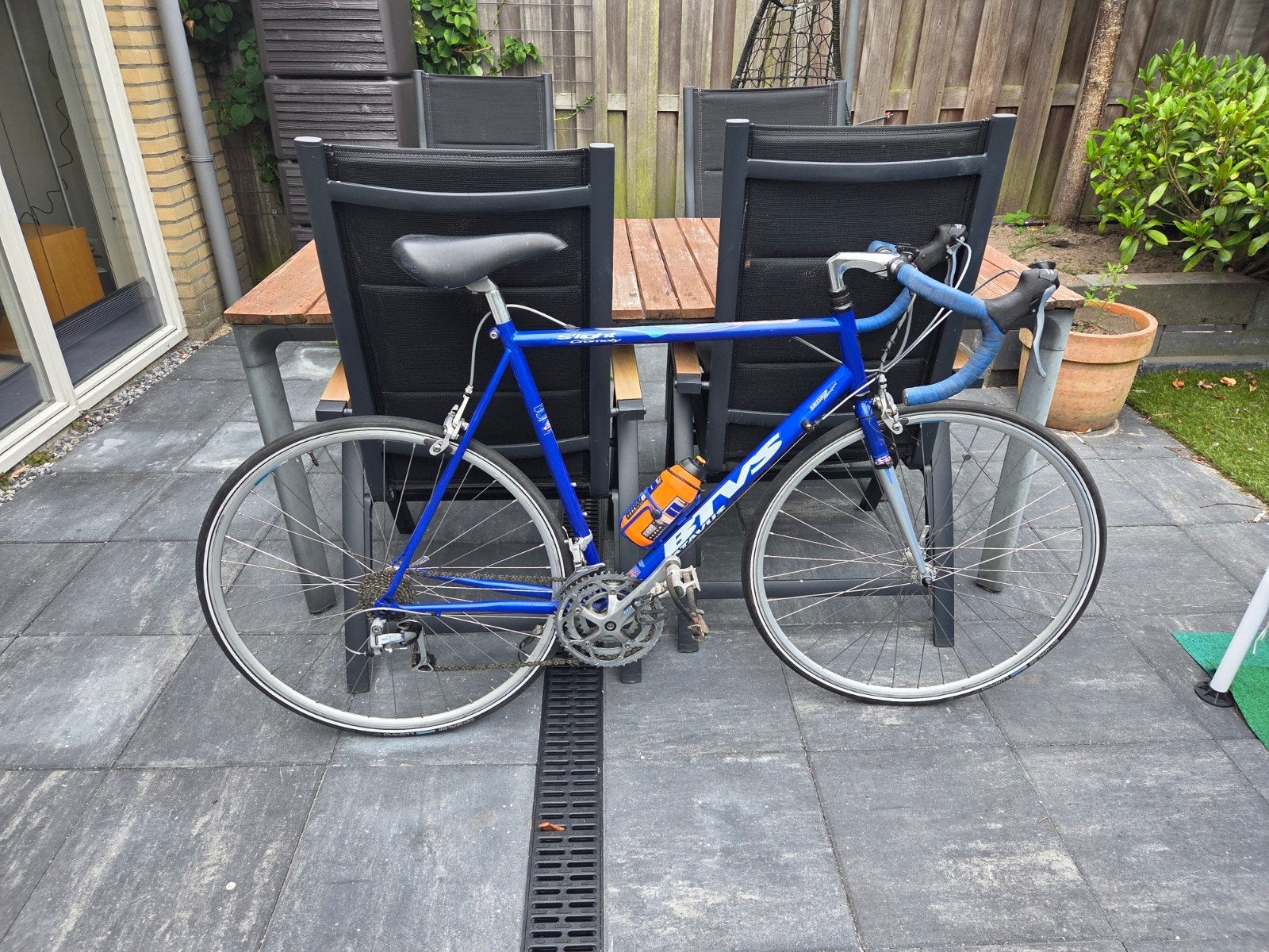 Blauwe Batavus racefiets - S'light HPD Cromoly, Ophalen, Gebruikt, Batavus, Aluminium