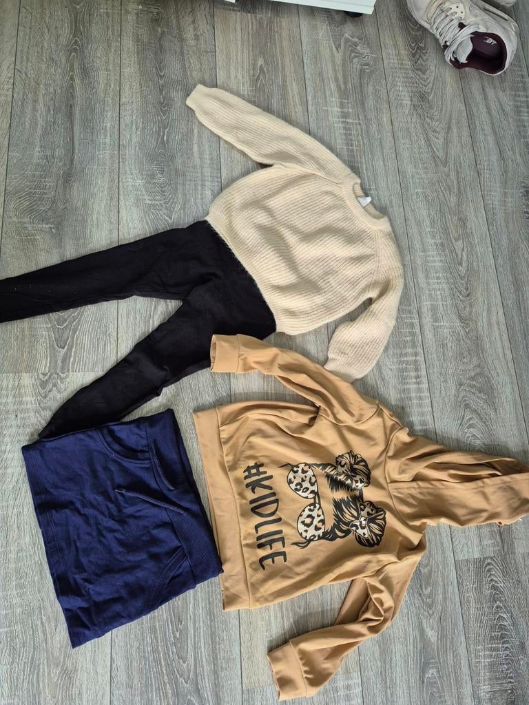 Kledingpakket Meiden Maat 104/110 - Trui, Legging, Hoodie, Ophalen of Verzenden