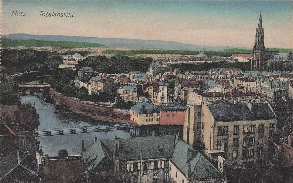 702-332-051 Metz Totalansicht, Verzenden, Voor 1920, Frankrijk