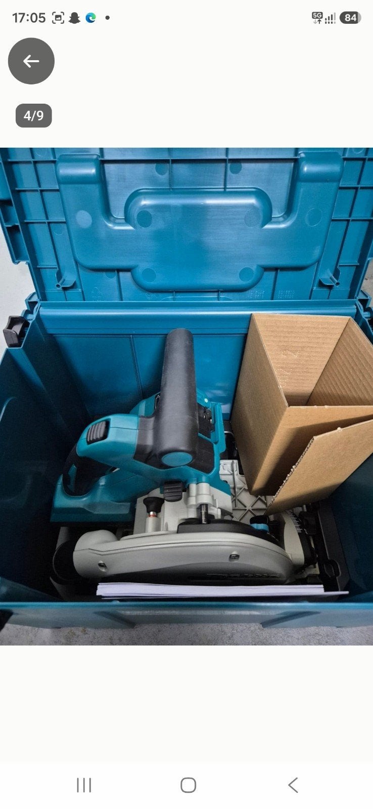 MAKITA DSP600ZJ invalzaag in perfecte staat, Ophalen of Verzenden