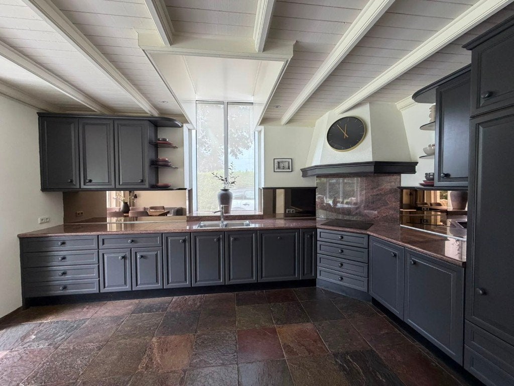 Complete landelijke hoekkeuken incl. inbouwapparatuur, Huis en Inrichting, Keuken | Complete keukens, Ophalen, Gebruikt, Overige kleuren
