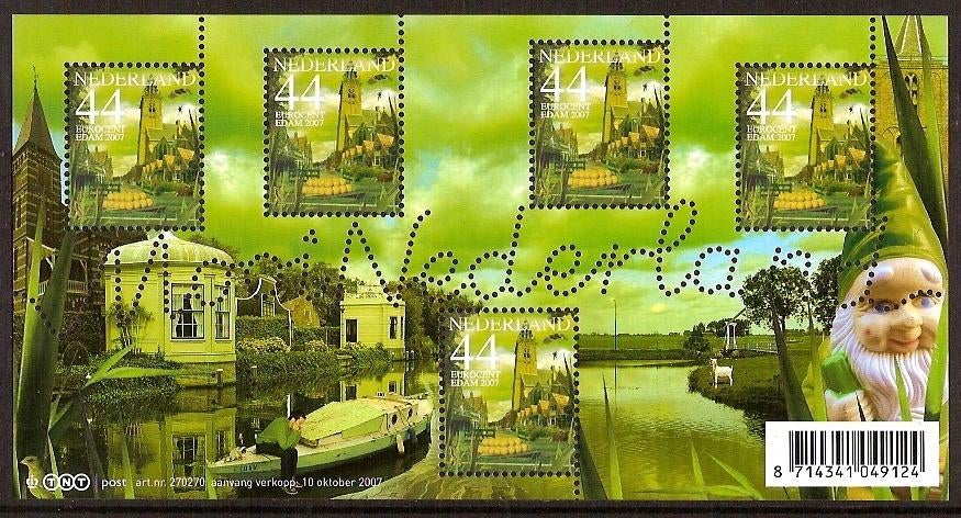 Nederland NVPH nr 2524 postfris Mooi NL Edam 2007, Postzegels en Munten, Postzegels | Nederland, Ophalen of Verzenden, Na 1940