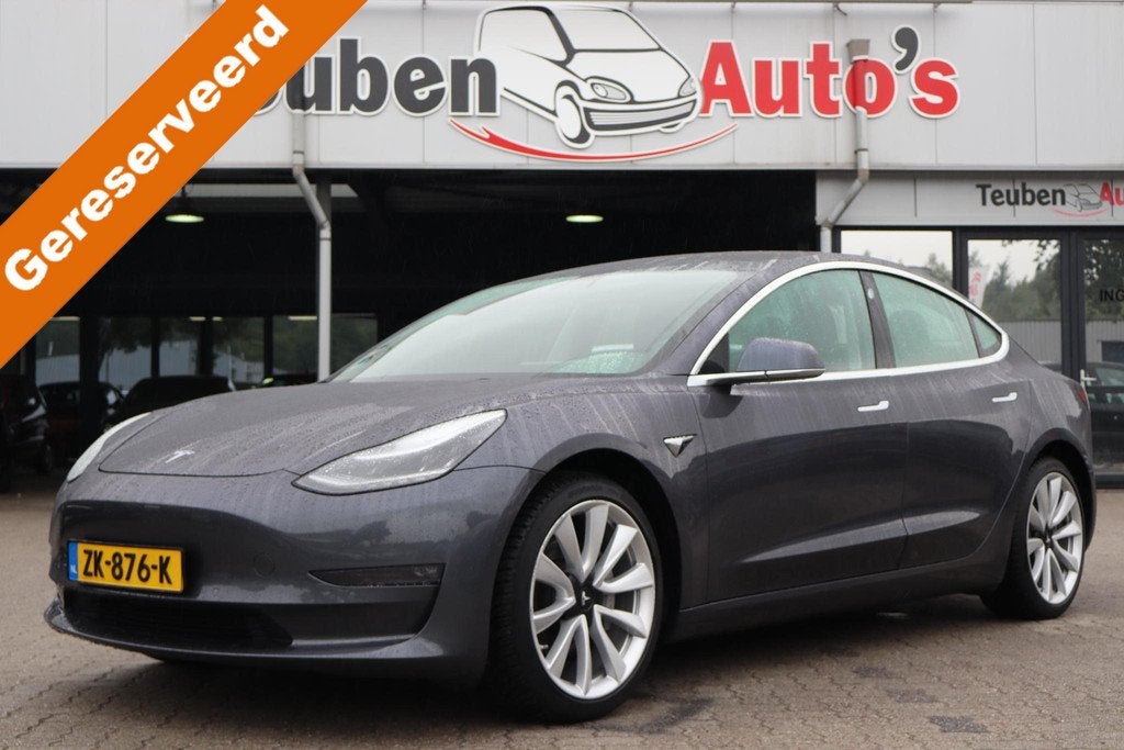 Tesla Model 3 Long Range AWD 75 kWh | BTW AUTO | SOH 87,5 %, Auto's, Tesla, Automaat, Stof, Navigatiesysteem, Origineel Nederlands