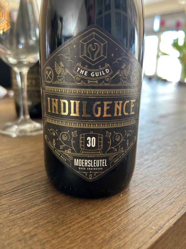 Moersleutel Indulgence 30 Barrel Aged Bier, Verzamelen, Ophalen, Nieuw, Flesje(s), Overige merken