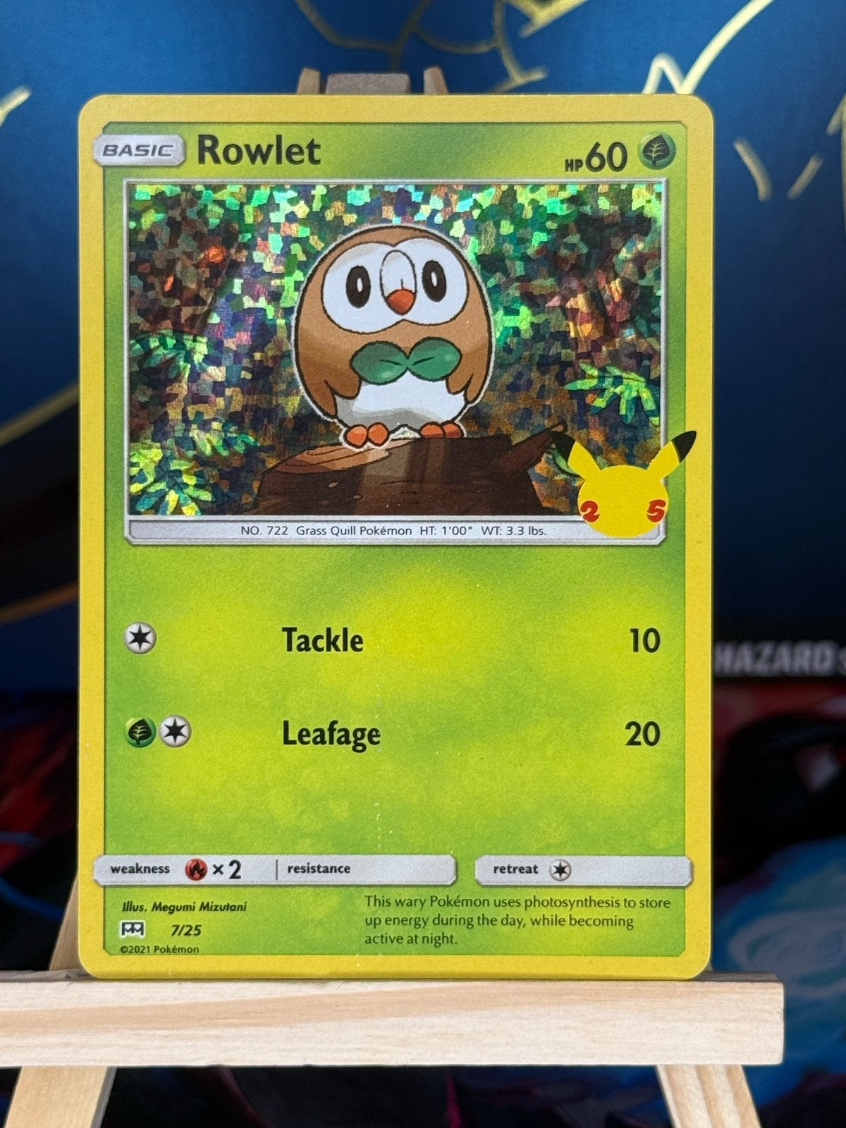 Rowlet [Holo] #7 | Pokemon McDonalds 2021, Verzenden, Zo goed als nieuw, Losse kaart, Foil