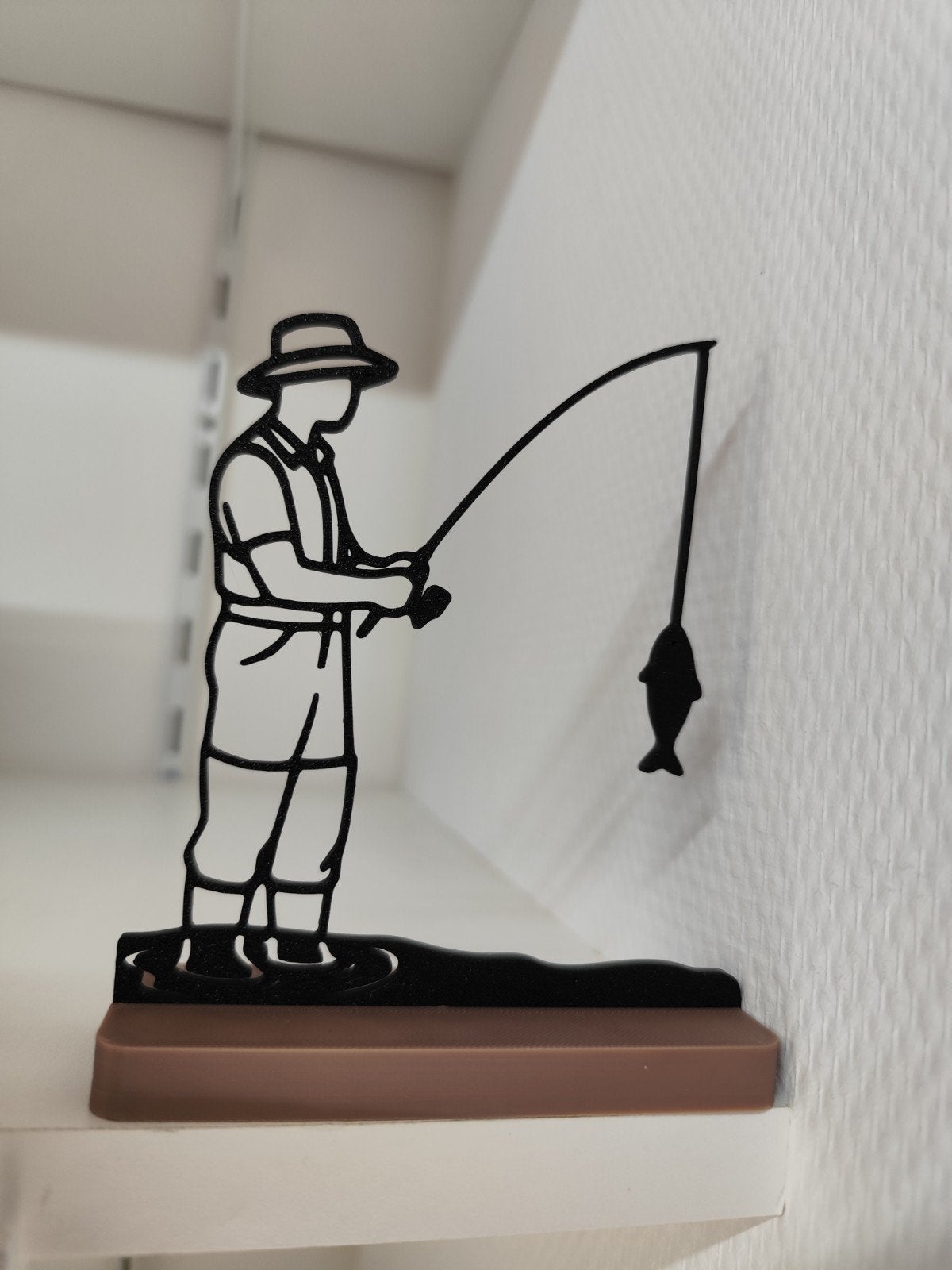 Decoratieve visser figuur - Leuk voor elke visliefhebber!, Watersport en Boten, Hengelsport | Algemeen, Ophalen of Verzenden, Nieuw