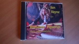 CD Jan Vayne. Romantic Popsongs. Piano improvisations, Ophalen of Verzenden, Zo goed als nieuw
