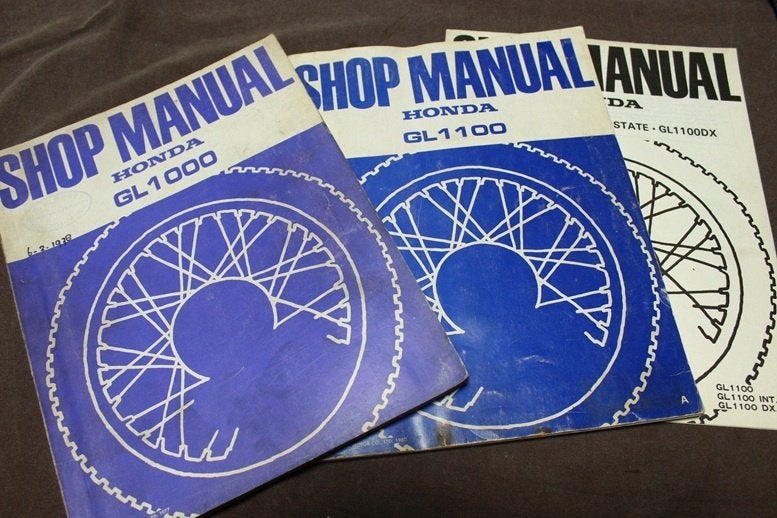 Honda GL1000 1100 Goldwing 1977- 1980 motorcycle shop manual, Motoren, Ophalen of Verzenden, Honda