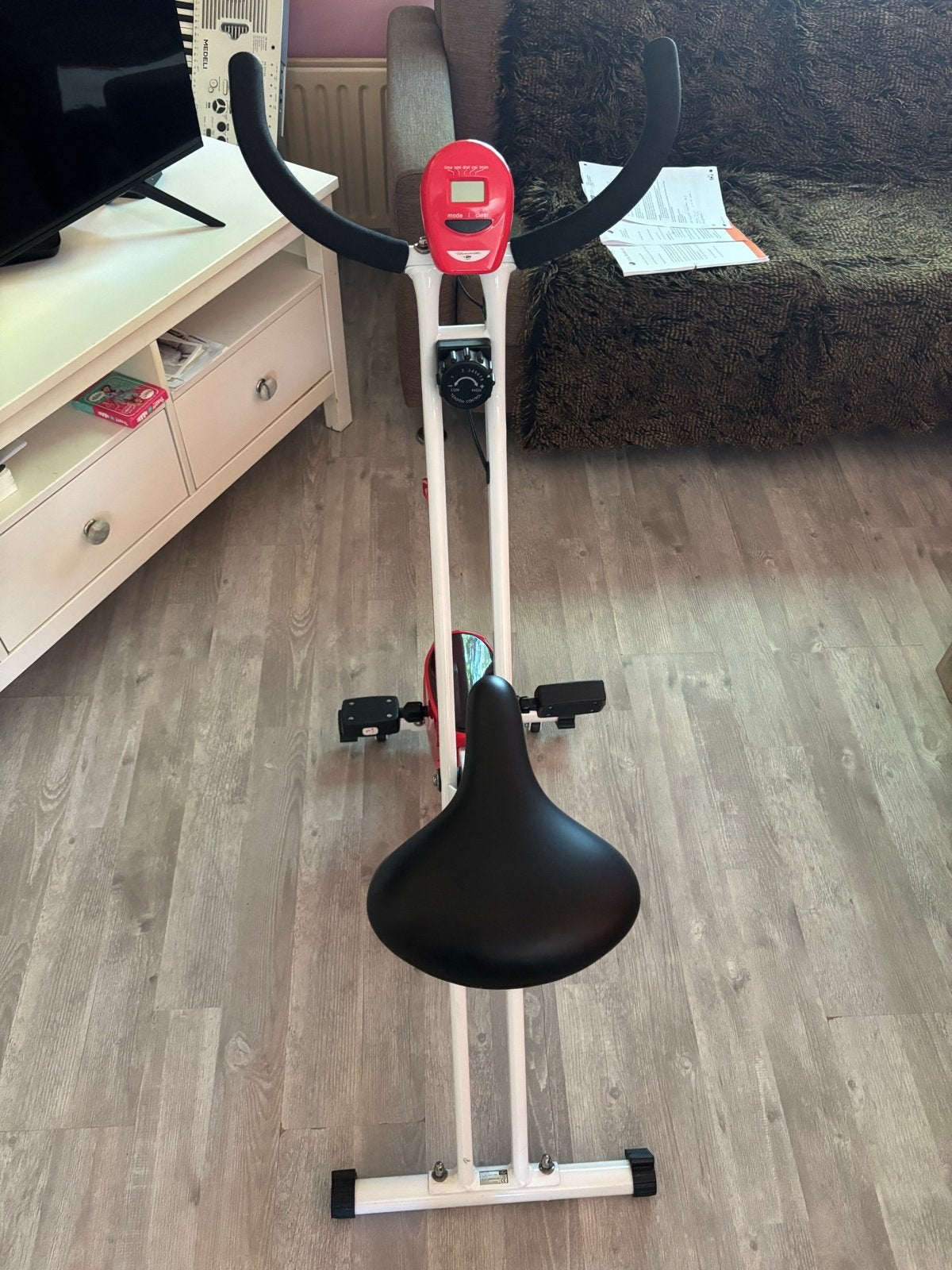 Opvouwbare hometrainer - Ideaal voor thuisworkouts, Ophalen, Gebruikt, Metaal, Benen