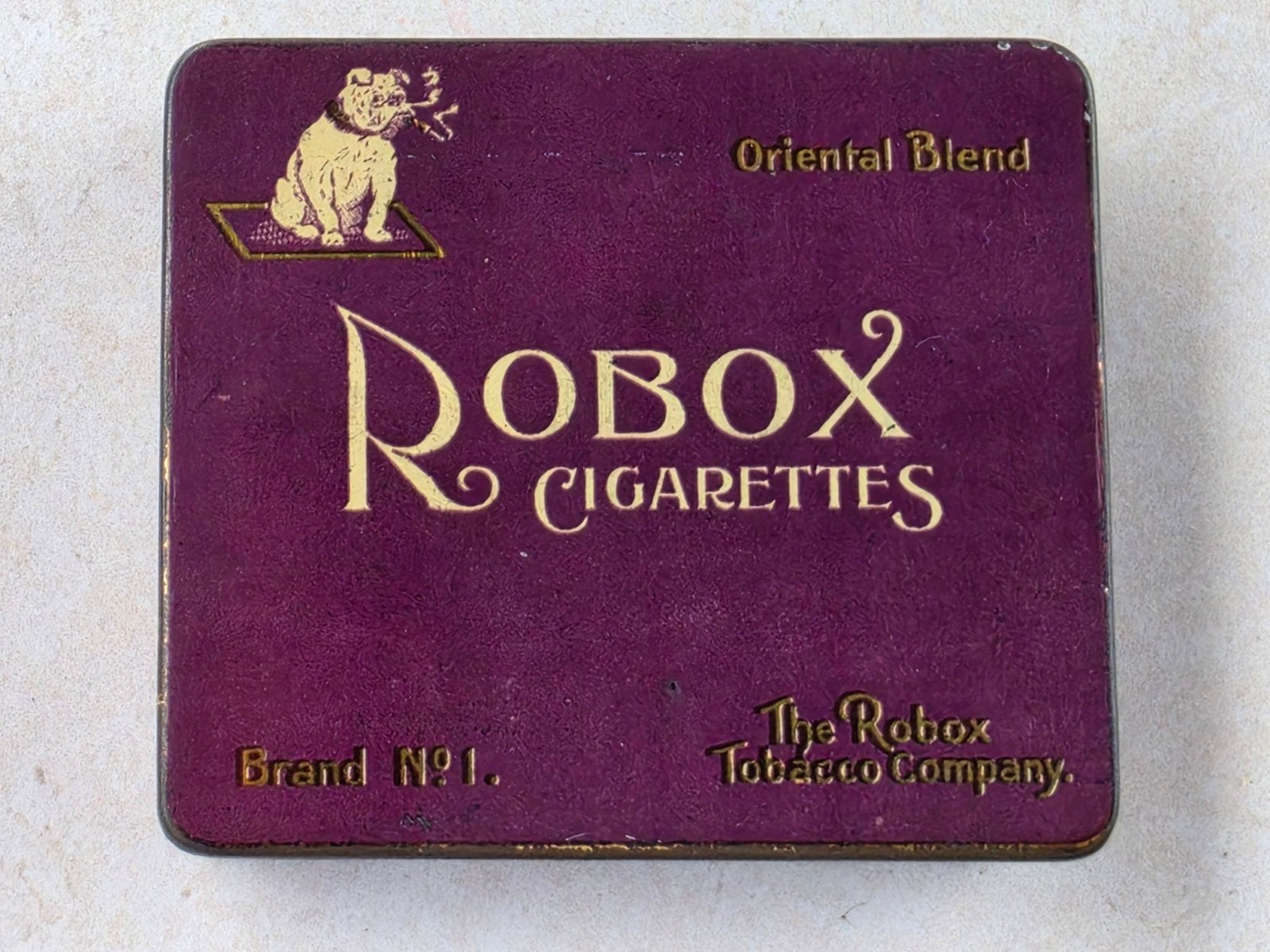 Robox Oriental Blend Brand No I Turkish  Cigarettes blikje, Ophalen of Verzenden, Gebruikt, Overige