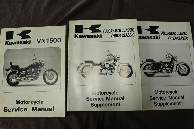 Kawasaki VN1500 1987 - 1997 service manual Classic 1996 1998, Ophalen of Verzenden, Kawasaki