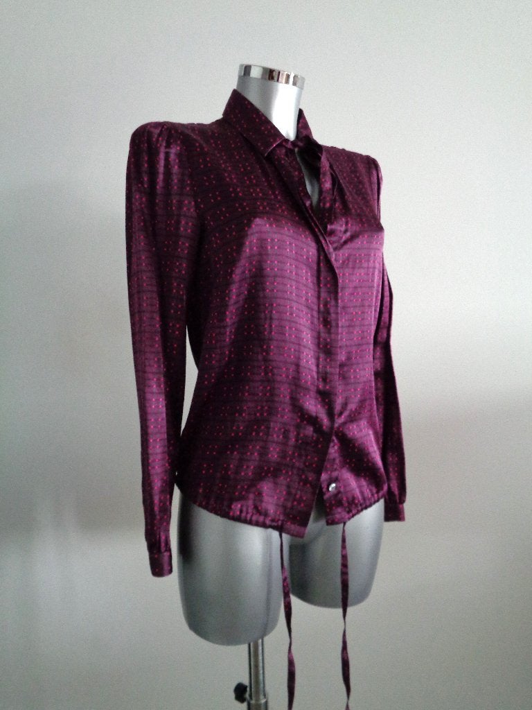 Marc Aurel blouse, zijde en katoen, maat 36, Nieuw - kaartje, Marc Aurel, Paars, Nieuw, Ophalen of Verzenden