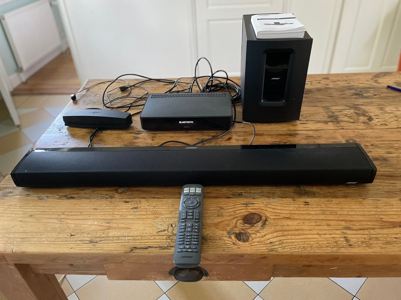 Bose Soundtouch 130 Home Theater System, Soundbar, 70 watt of meer, Zo goed als nieuw, Overige spelers