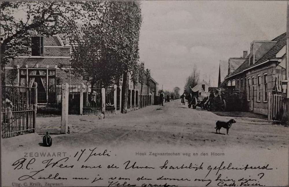 Zegwaart (Zuid-Holland) uit 1904 – Gelopen, Verzenden, Voor 1920, Gelopen, Zuid-Holland