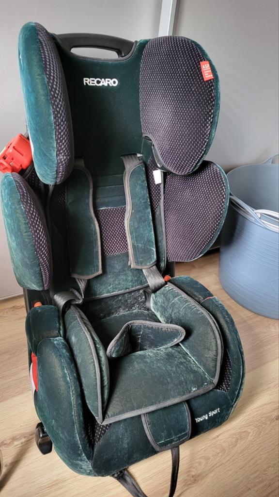 Recaro autostoel young sport, 15 t/m 36 kg, Ophalen, Overige merken, Gebruikt