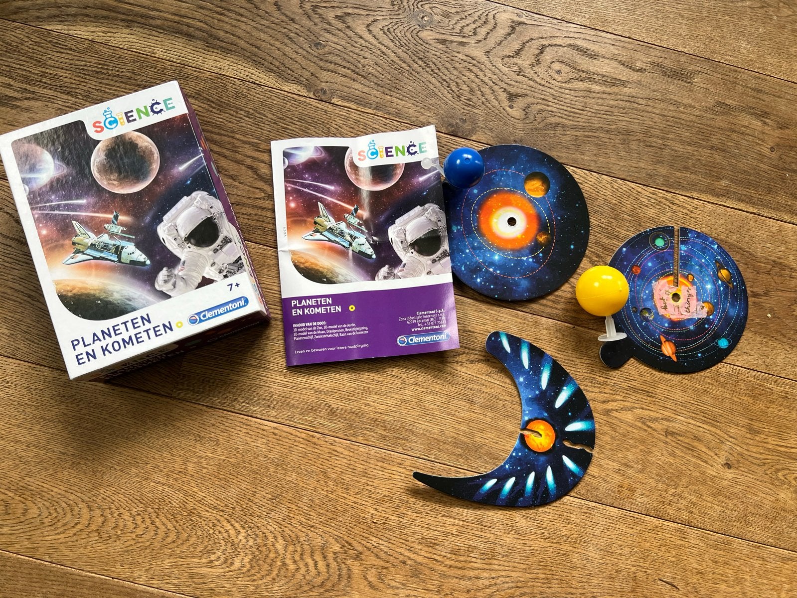 Clementoni Science Planeten en Kometen Set, Ophalen of Verzenden, Zo goed als nieuw, Bouwen