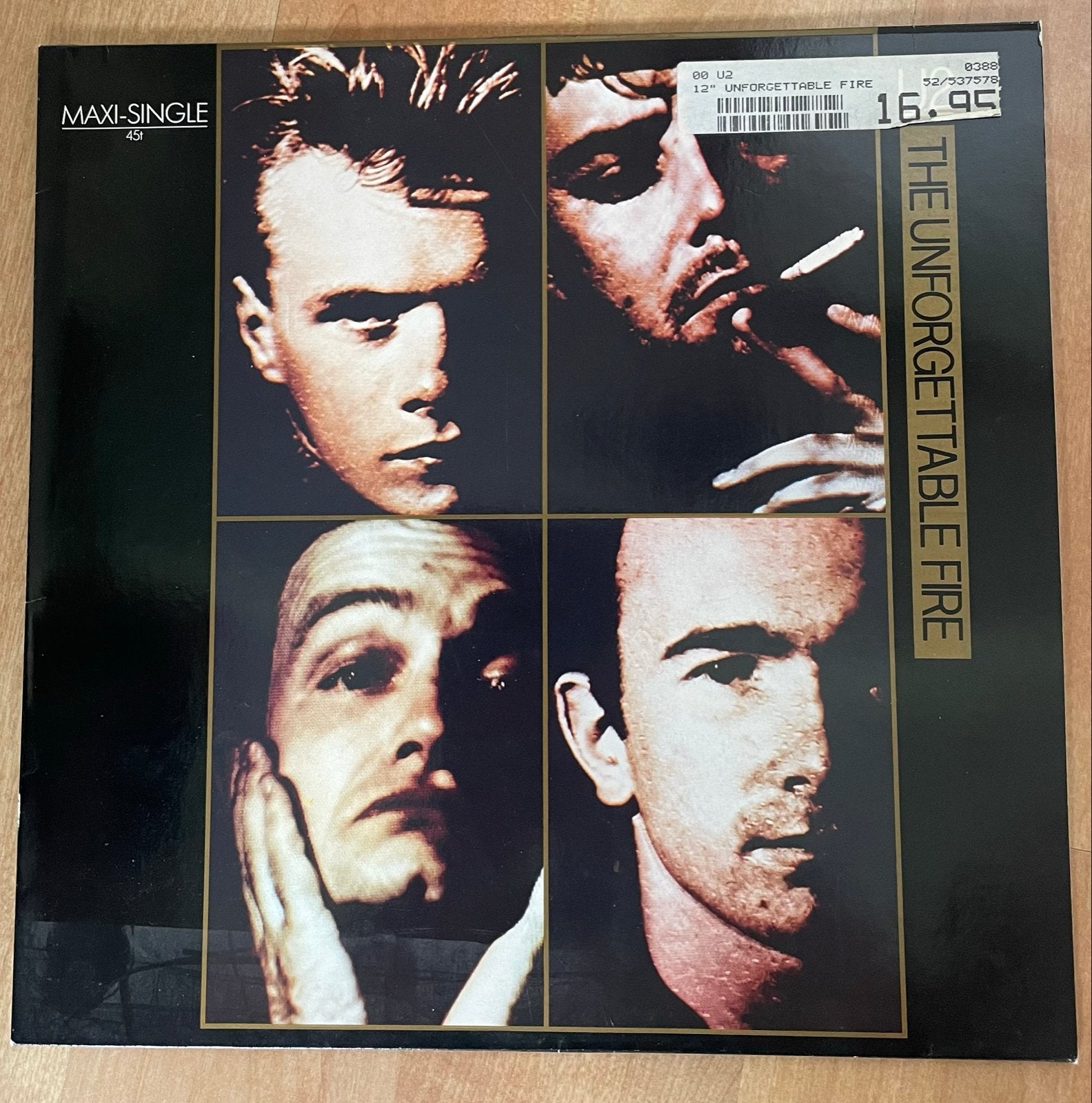 U2 - The Unforgettable Fire Maxi-Single (Vinyl) 2, Cd's en Dvd's, Vinyl | Pop, Gebruikt, Originele persing, 12 inch, Ophalen of Verzenden