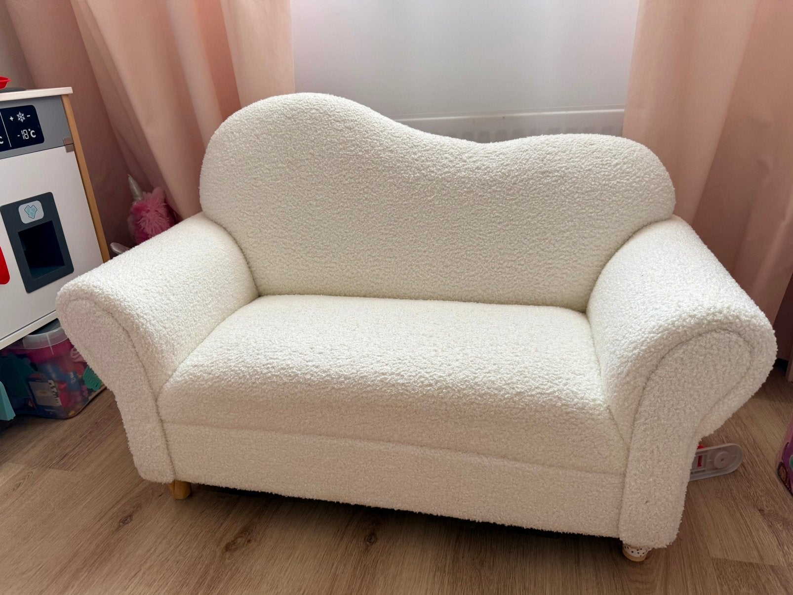 Teddy kinderbankje, Huis en Inrichting, Ophalen, Zo goed als nieuw, Eenpersoons, Minder dan 150 cm