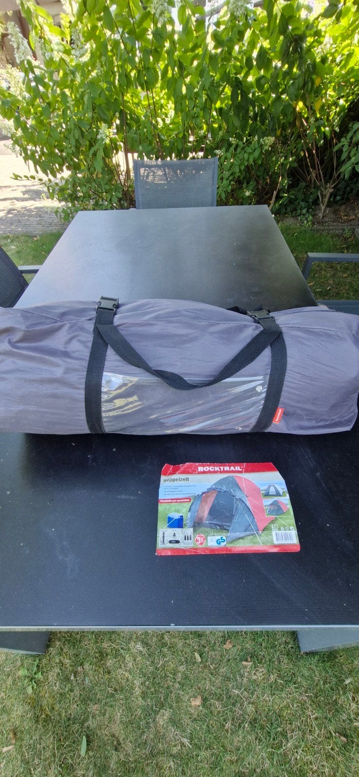 Rocktrail Koepeltent voor 3 personen, Ophalen of Verzenden, Gebruikt, Tot en met 3