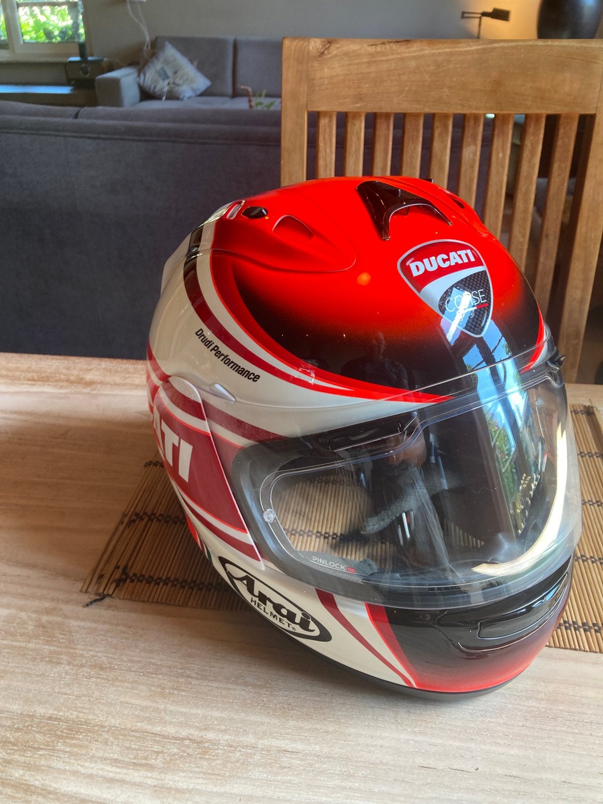 Arai Ducati RX7 GP SNELL Motorhelm, Motoren, Ophalen of Verzenden, Tweedehands, L, Arai