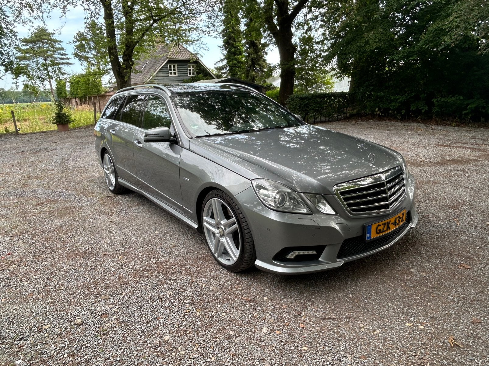 Mercedes-Benz E-Klasse 3.5 E350 CGI Estate AUT 2009 Grijs, Auto's, Automaat, Achterwielaandrijving, 11 km/l, Stationwagon