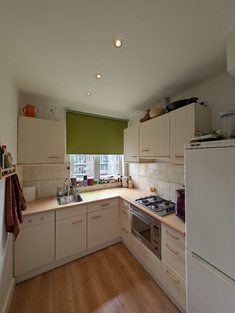 Tweedehands keuken: zelf demonteren en sjouwen, Huis en Inrichting, Keuken | Complete keukens, Ophalen, Gebruikt, Hoekkeuken, Hout