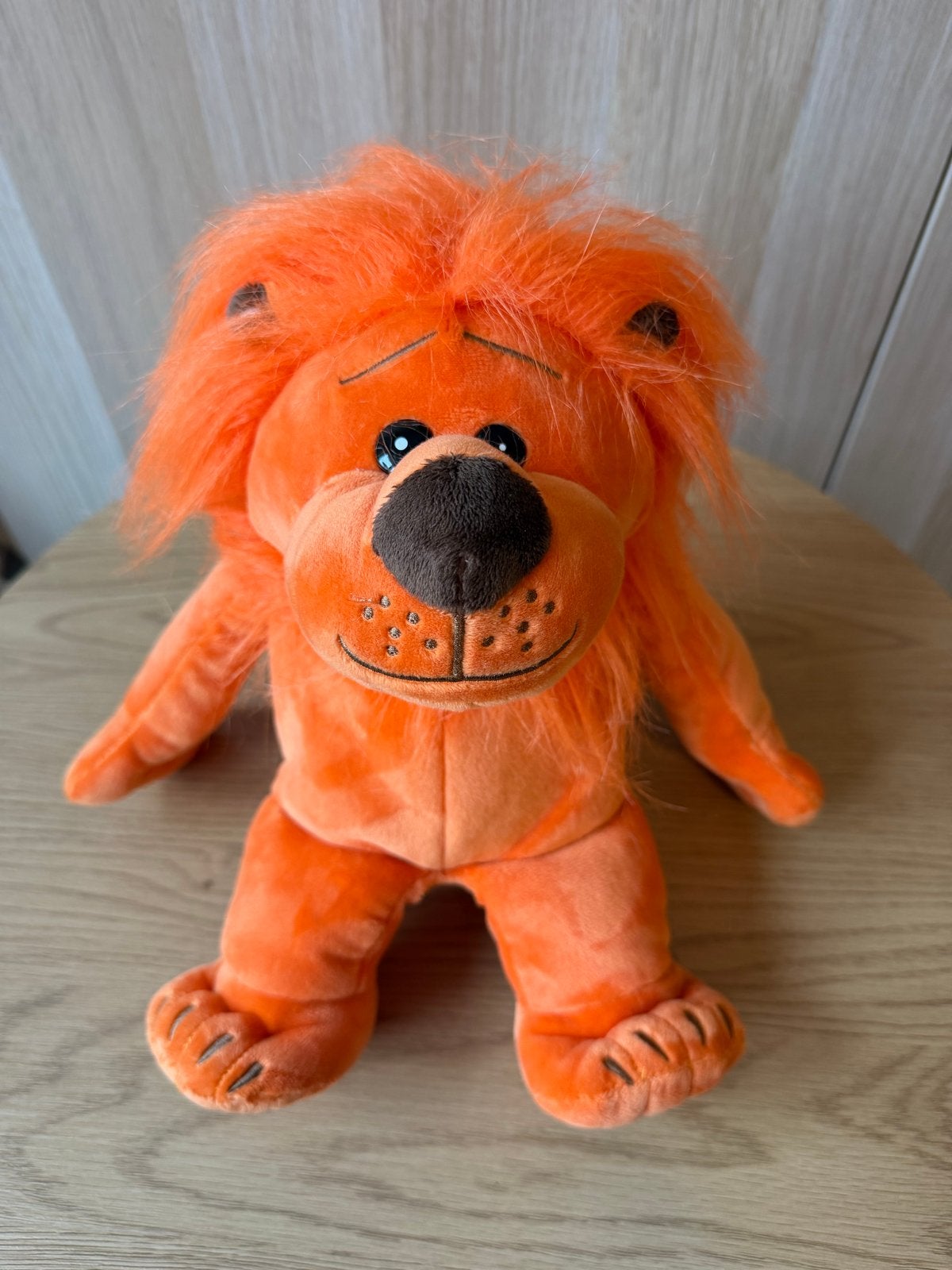 ING spaarpot leeuw - Zachte knuffel spaarpot, Ophalen of Verzenden, Gebruikt, Kunststof, Dier