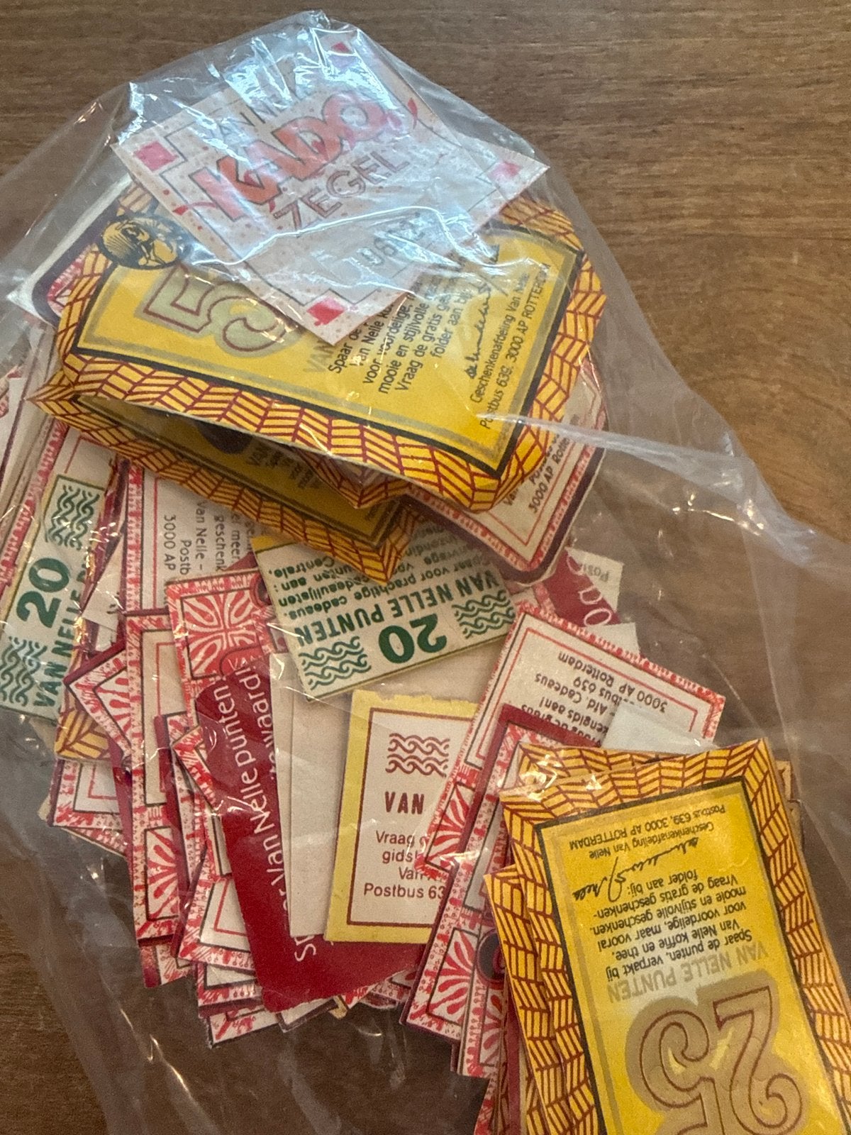 verzameling Van Nelle punten en Kadozegels, Verzamelen, Ophalen of Verzenden, Gebruikt