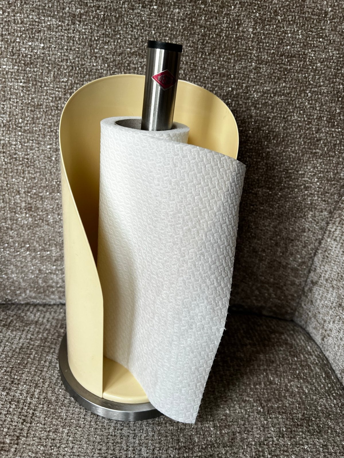 Wesco Keukenrolhouder - Amandelkleur-, Beige, Overige typen, Kunststof, Ophalen of Verzenden