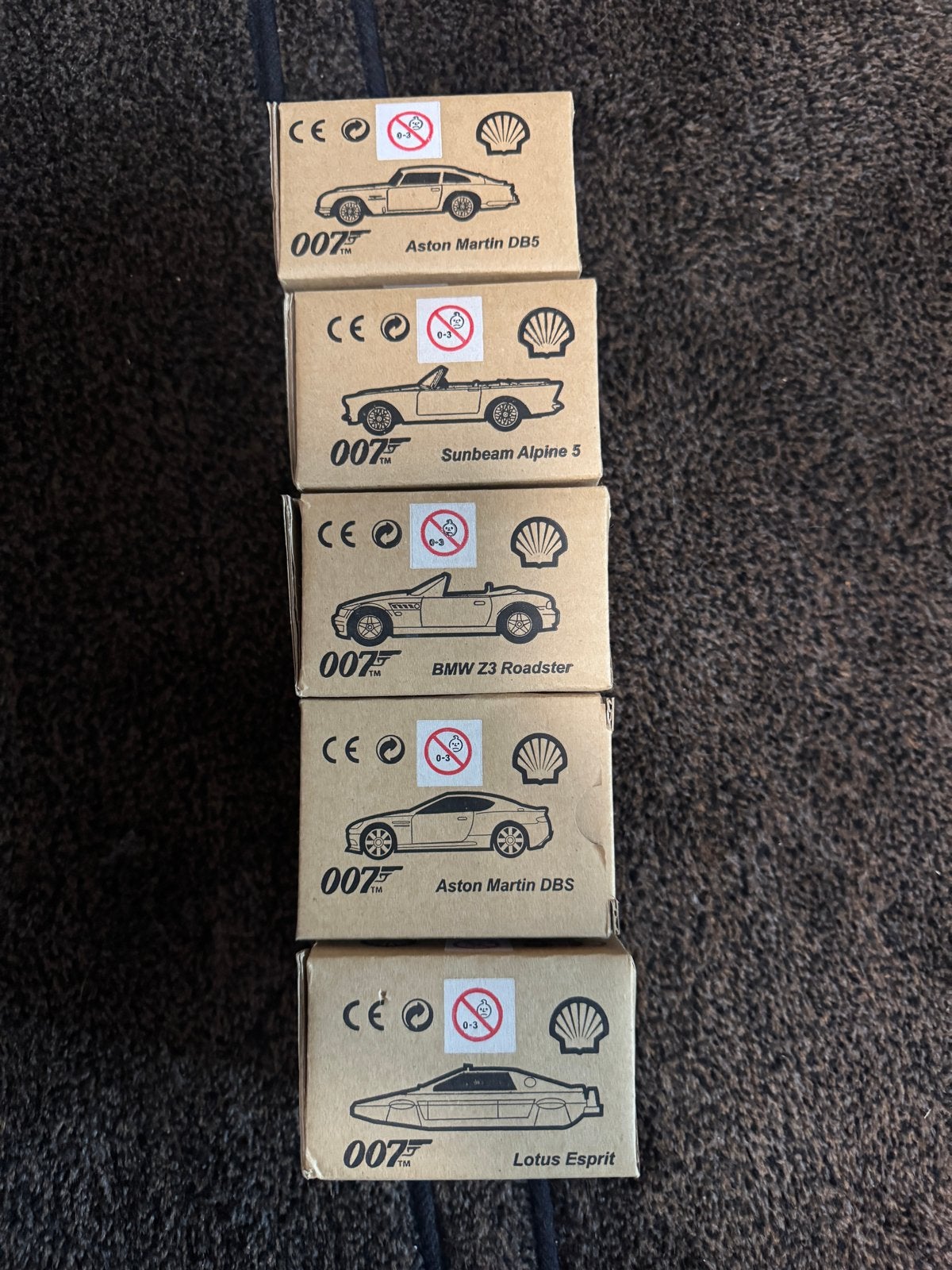 James Bond 007 Shell V-Power Modelauto's - Complete Set, Ophalen of Verzenden, Zo goed als nieuw, Auto, Overige merken