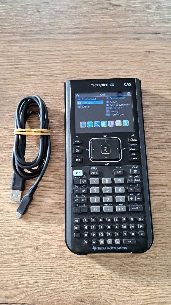 Grafisch rekenmachine TI-nspire CX, Diversen, Rekenmachines, Ophalen of Verzenden, Grafische rekenmachine, Zo goed als nieuw