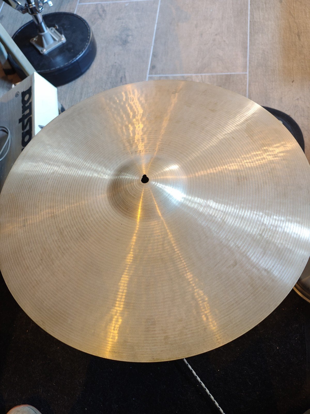 Paiste Formula 602 20" vintage ride Cymbal, Muziek en Instrumenten, Ophalen of Verzenden, Gebruikt, Overige soorten
