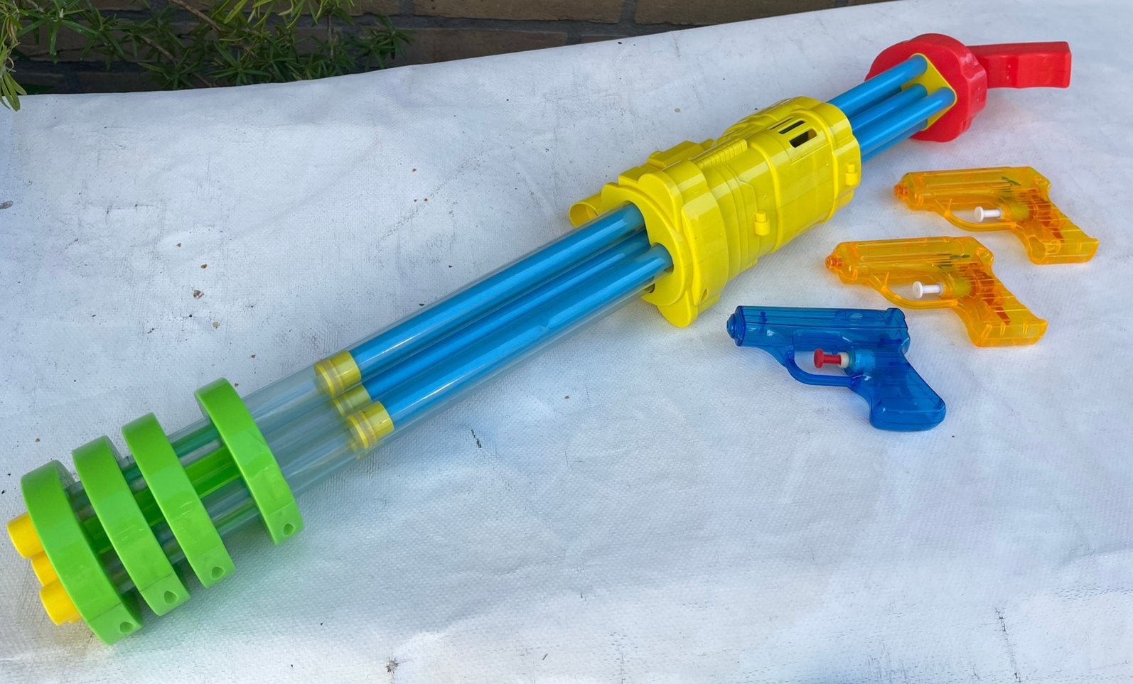 Shotgun waterpistool met 3 gratis mini’s, Ophalen of Verzenden, Gebruikt