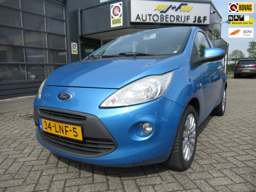 Ford Ka 1.2 Titanium X AIRCO / AUX / LMV, Auto's, Voorwielaandrijving, Stof, Gebruikt, 4 cilinders