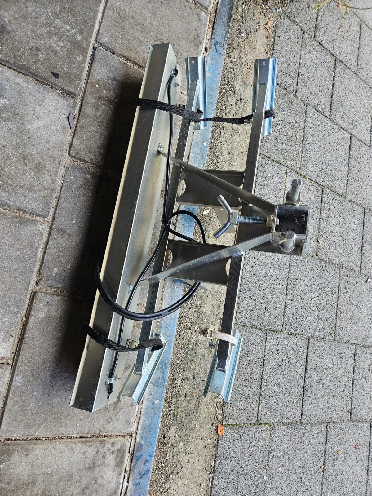 Fietsendrager met verlichting en kentekenplaat, Ophalen of Verzenden, Gebruikt