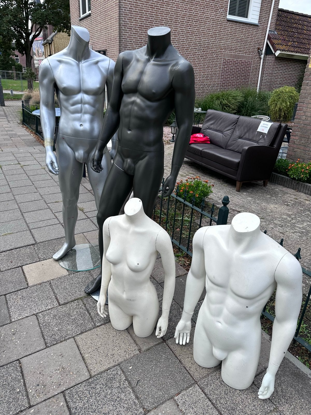Diverse etalagepoppen - 2 hele, 1 torso's, Ophalen of Verzenden