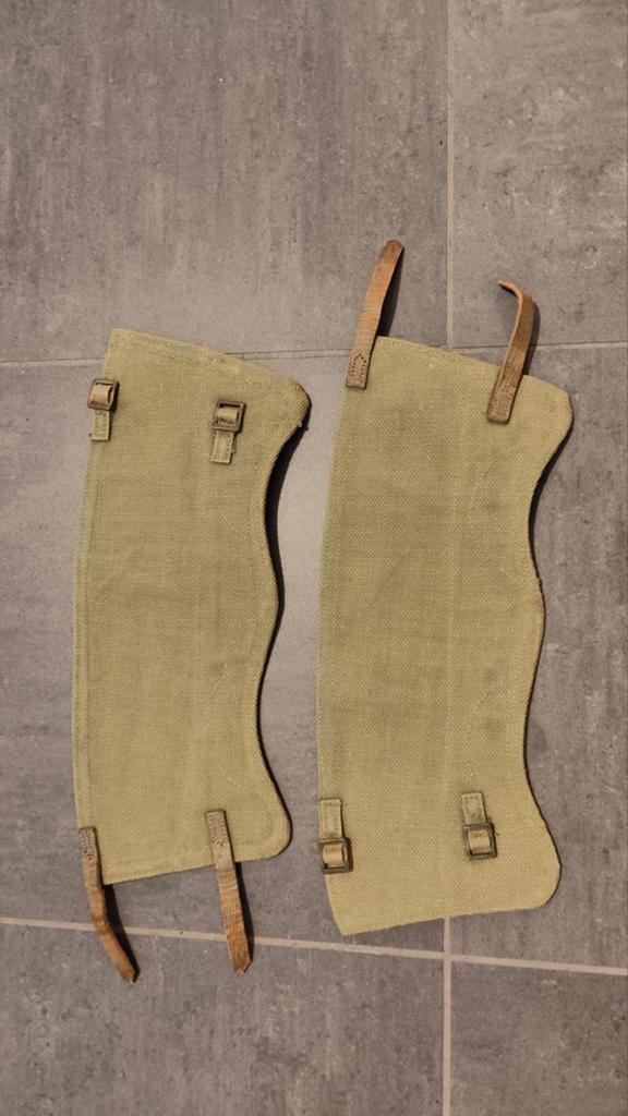 Wo2 BEF gaiters Brits 1940, Verzenden, Landmacht, Engeland