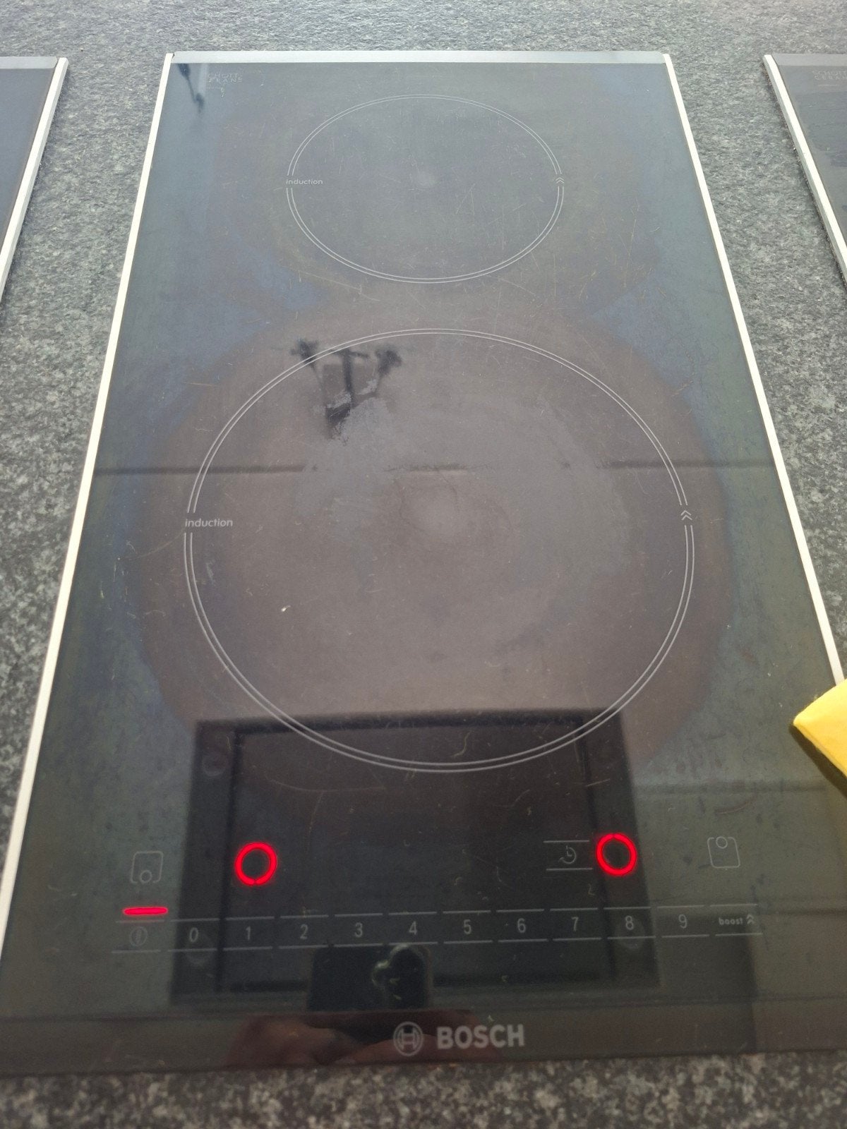 inductiekookplaat bosch, Witgoed en Apparatuur, Ophalen, Inbouw, Inductie, 3 kookzones of minder