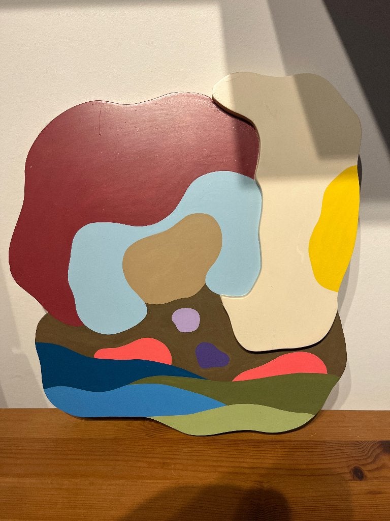 Wilma Mantje, identiteit "Wasuis" / "Wasnis", Antiek en Kunst, Paneel, Abstract, Ophalen of Verzenden, Overige onderwerpen