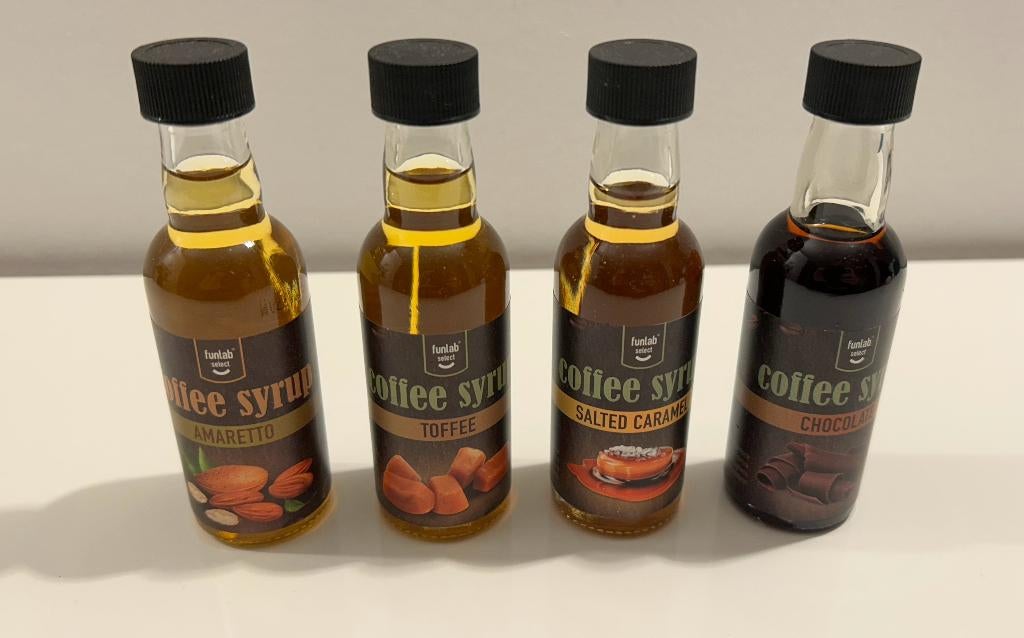 4 flesjes koffie siroop, Ophalen of Verzenden
