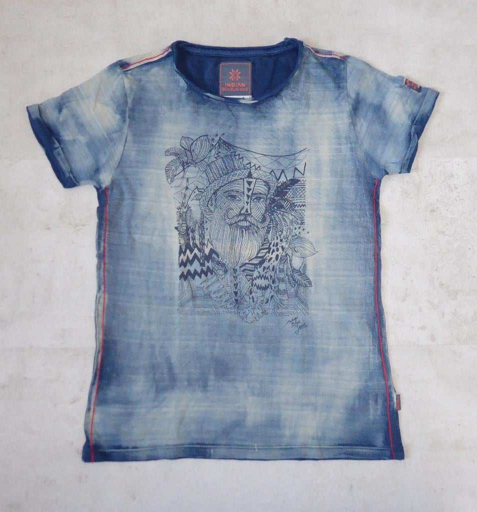 Indian Blue Jeans shirt maat 134 / 140, Gebruikt, Ophalen of Verzenden, Shirt of Longsleeve, Jongen