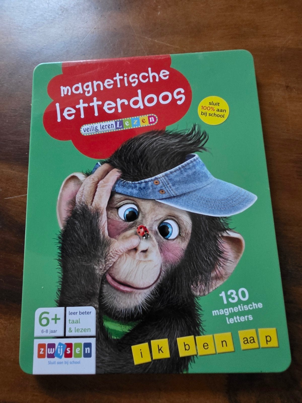 Magnetische letterdoos Zwijsen. Leer taal en lezen., Ophalen of Verzenden, Zo goed als nieuw, Speelkaart(en)