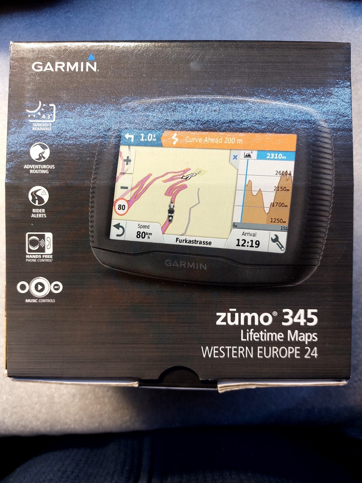 Garmin Zumo 345 met Lifetime kaarten, Ophalen of Verzenden, Gebruikt