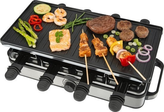 Bourgini Gourmette Raclette Pure, Ophalen, Nieuw, 8 personen of meer
