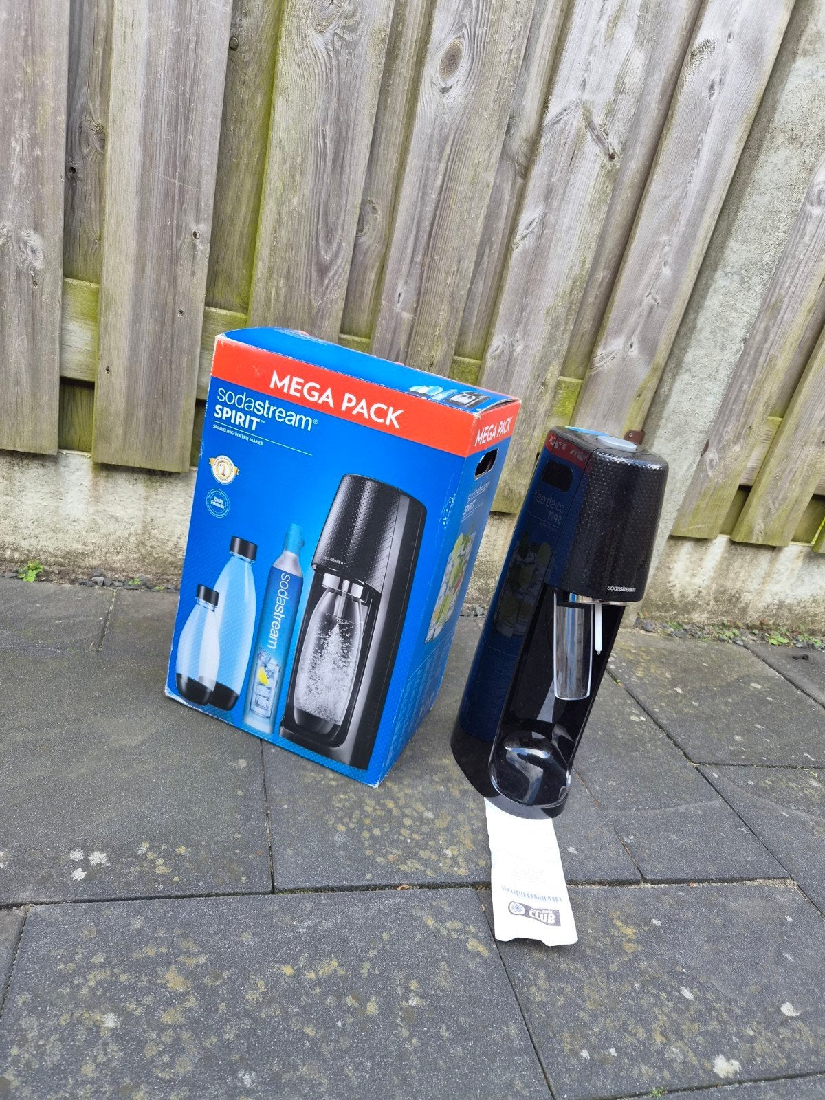 SodaStream Spirit Mega Pack, Witgoed en Apparatuur, Bruiswatermachines, Ophalen of Verzenden, Zo goed als nieuw