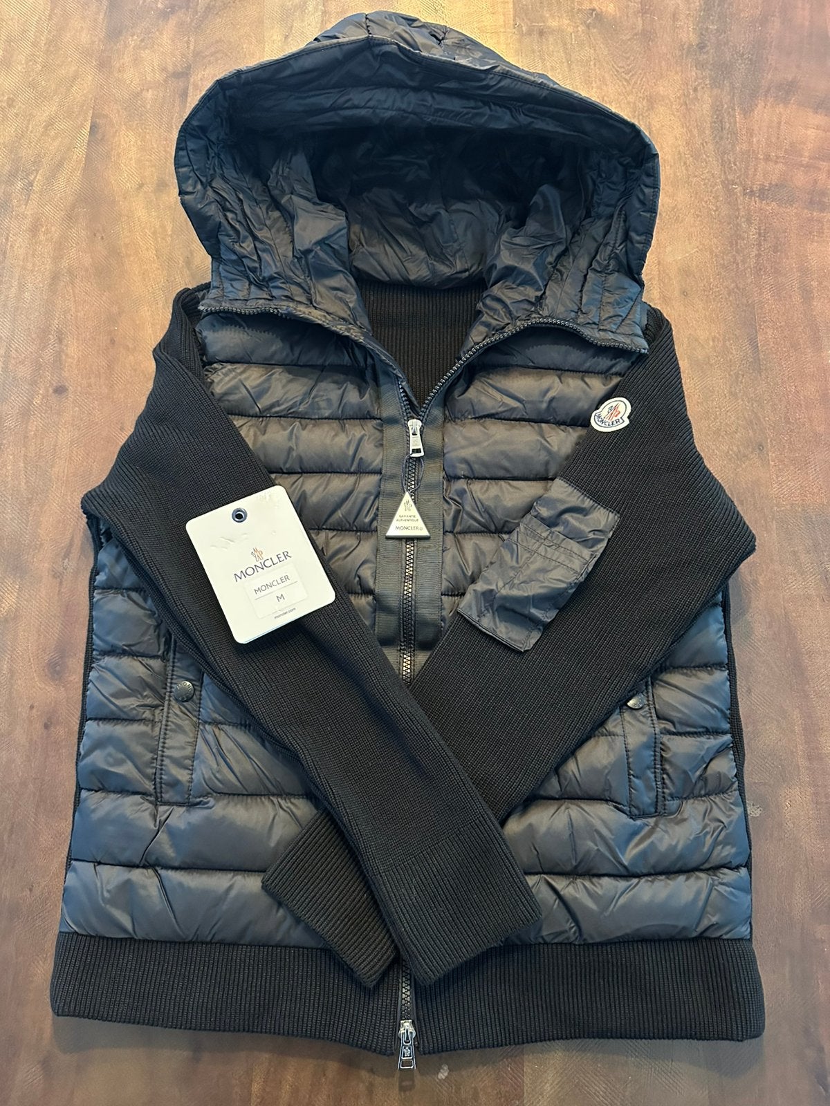 moncler cardigan maat M valt als S, Kleding | Heren, Ophalen of Verzenden, Nieuw, Maat 46 (S) of kleiner, Zwart