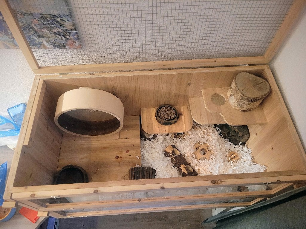 luxe hamster villa 100x50, Ophalen, Zo goed als nieuw, Overige typen