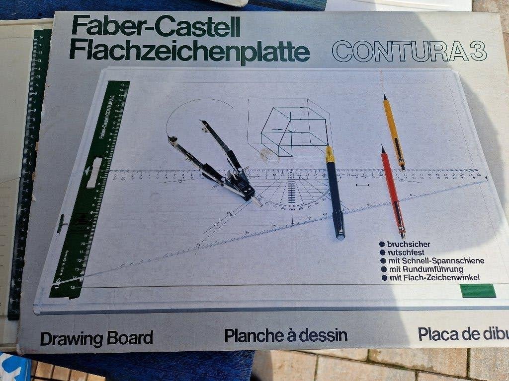 Faber-Castell Contura 3 Tekenbord - Vintage Tekengereedschap, Hobby en Vrije tijd, Ophalen of Verzenden, Gebruikt, Overige typen