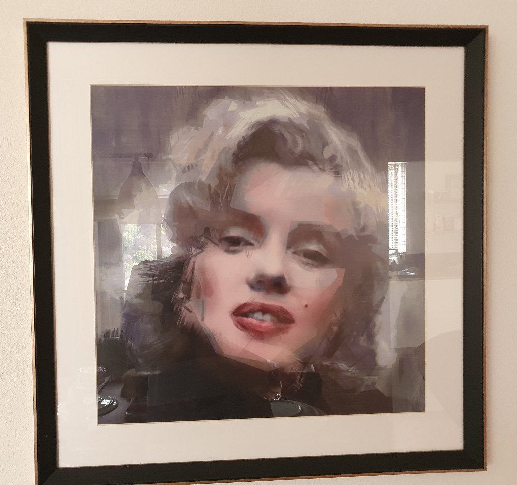 Prachtig Marilyn Monroe mooi ingelijst., Ophalen of Verzenden, Portret of Personen